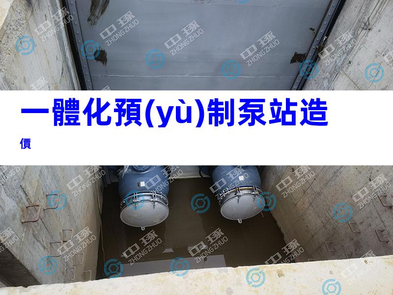 一體化預(yù)制泵站造價